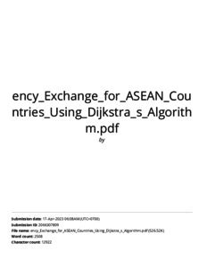 currency exchange algorithm|Most Profitable Currency Exchange for ASEAN Countries Using .
